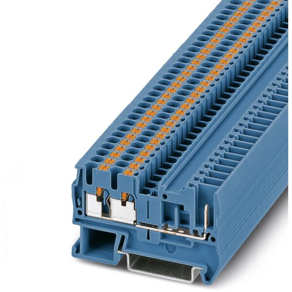 Phoenix Contact 3209646 řadová svorka průchodky 5.2 mm rychlé připojení modrá 50 ks