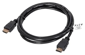 Lanberg CA-HDMI-11CC-0018-BK černá / Kabel HDMI / 1,8 m / HDMI 1.4 / 4K 30 Hz (CA-HDMI-11CC-0018-BK)