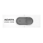 ADATA UV220 64GB bílo-šedá / Flash Disk / USB 2.0 (AUV220-64G-RWHGY)