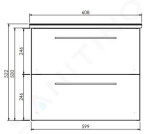 Kielle - Arkas I Zrcadlová skříňka s LED osvětlením, vyhříváním a USB portem, 80x70x13 cm, matná černá 50111814