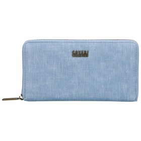 Trendová dámská koženková peněženka Sonu, světle modrá