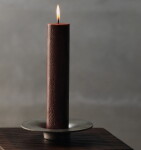 Ferm Living Kovový svícen Soothe Aluminium Ø 16 cm, stříbrná barva, kov