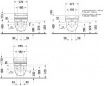 DURAVIT - Starck 3 Závěsné WC pro SensoWash, bílá 2226590000