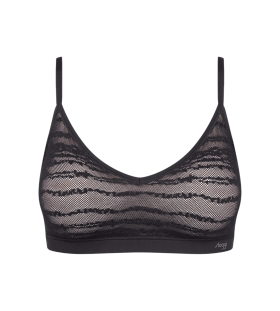 Sloggi FREE Evolve PU Lace - BLACK - SLOGGI BLACK - SLOGGI BLACK 01