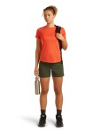Dámské merino triko s krátkým rukávem ICEBREAKER Wmns 125 Cool-Lite Sphere III SS Tee, Fervid velikost: S