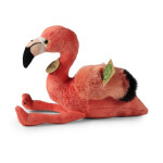 Plyšový pták plameňák 23 cm, ECO-FRIENDLY