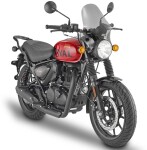 A210 plexi kouřové s nerezovým úchytem na světlomet, vxš350x365 mm