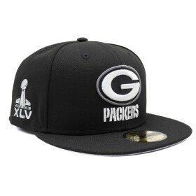 New Era Pánská kšiltovka Green Bay Packers NFL Super Bowl XLV 59FIFTY Fitted - Černá Velikost: 7