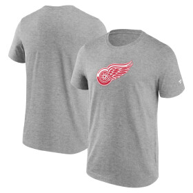 Fanatics Pánské tričko Detroit Red Wings Primary Logo Graphic T-Shirt Sport Gray Heather Velikost: