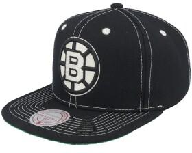 Mitchell & Ness Pánská kšiltovka Boston Bruins NHL Contrast Natural Snapback Vintage
