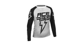 Dres Acerbis junior J-Kid Blizzard šedá/černá vel. M šedá/černá M