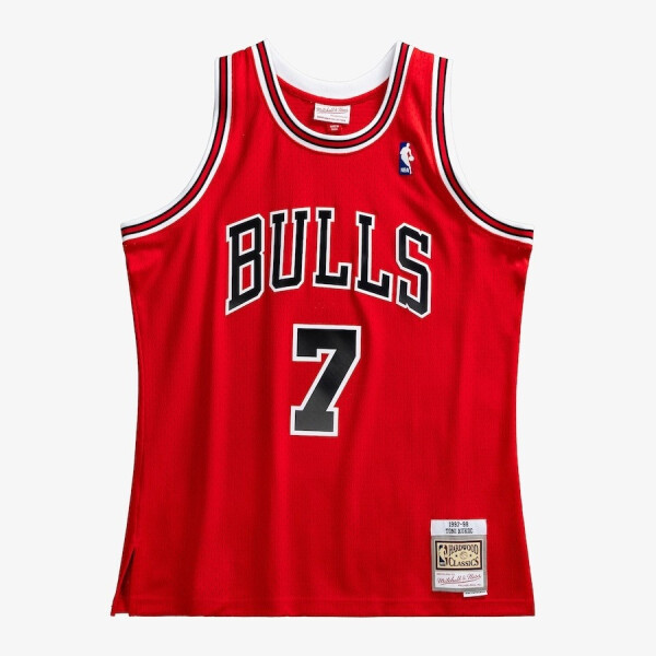 Mitchell & Ness Pánský dres Chicago Bulls NBA Toni Kukoč #7 Swingman - Červená Velikost: S