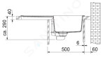 FRANKE - Strata Fragranitový dřez STG 614-78, 780x435 mm, matná černá 114.0661.517