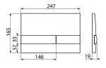 ALCADRAIN Jádromodul - předstěnový instalační systém s bílým tlačítkem M1710 + WC INVENA LIMNOS WITH SOFT, včetně soft/close sedátka AM102/1120 M1710 LI1