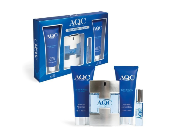 AQC Fragrances - BLUE POWER MEN SET Dárková sada