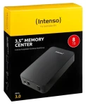 Intenso Memory Center 8TB černá / Externí disk / 3,5" / USB 3.0 / R: 85 MB/s / W: 75 MB/s (6031516)