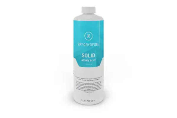 EKWB CryoFuel Solid Azure Blue 1000ml (3831109880357)