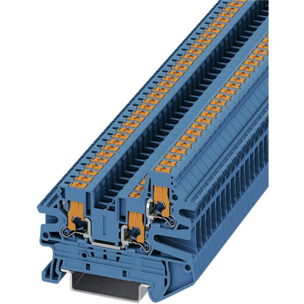 Phoenix Contact 1078971 průchodková svorka 5.2 mm pružinové připojení modrá 50 ks