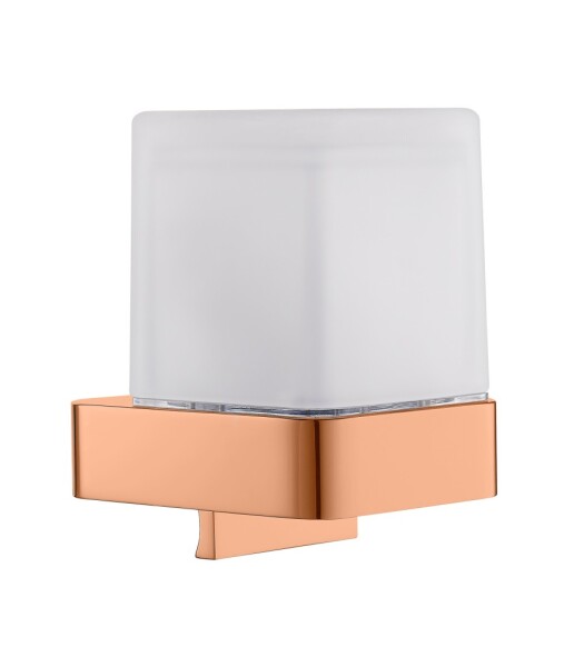 RAV Slezák - NIL - Koupelnový doplněk Dávkovač tekutého mýdla skleněný, Zlatá Růžová - kartáčovaná NLA0304ZRK NLA0304ZRK