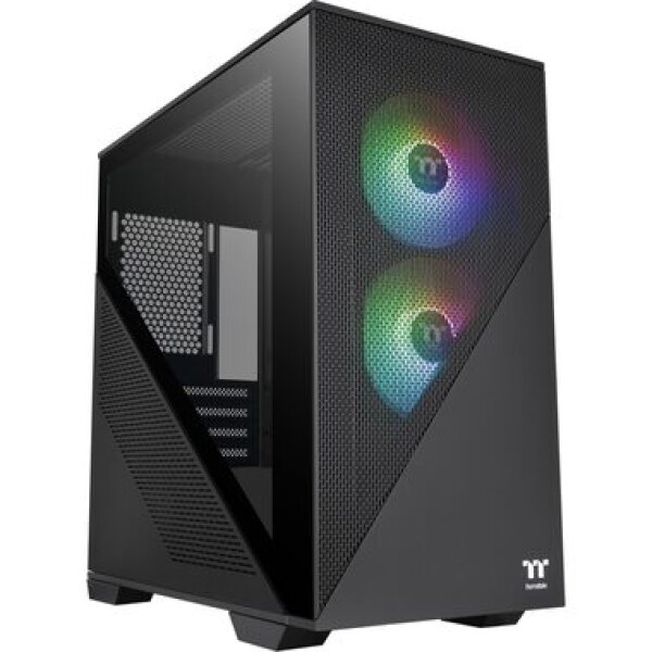 THERMALTAKE Divider 170 TG ARGB černá / microATX / 1x USB-A 2.0 / 2x USB-A 3.0 / bez zdroje / průhledná bočnice (CA-1S4-00S1WN-00)