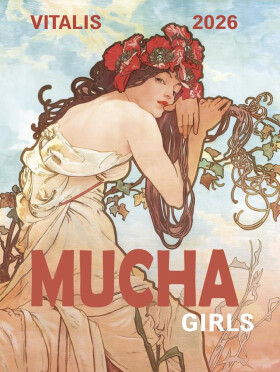 Minikalendář 2026 Mucha Girls