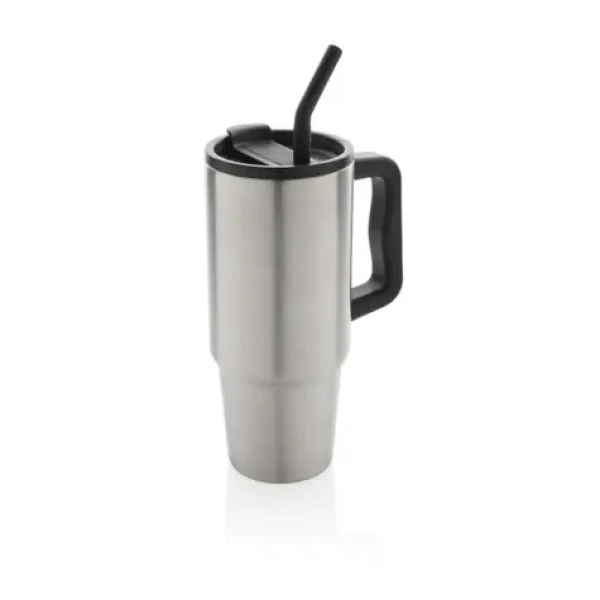 XD Design Velký nerezový termohrnek Embrace 900ml stříbrná (P437.3002)