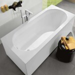 VILLEROY & BOCH - Oberon Vana Solo 170x75x45 cm, Quaryl, bílá UBQ170OBE2V-01