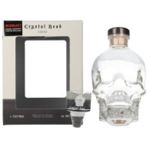 Crystal Head Vodka 0,7L (+ skleněný uzávěr) - Dárkové balení