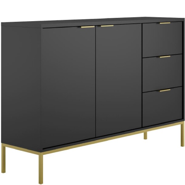 Komoda Austin Černá/Zlatý
