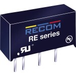 RECOM RE-0512S DC/DC měnič napětí do DPS 5 V/DC 12 V/DC 83 mA 1 W Počet výstupů: 1 x Obsah 1 ks