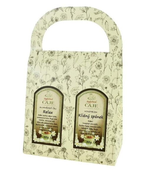 Dárkový balíček s bylinným čajem Relax & Spánek