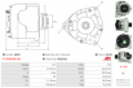 Alternátor FIAT PANDA 1.1 1.2 PUNTO EVO 1.4