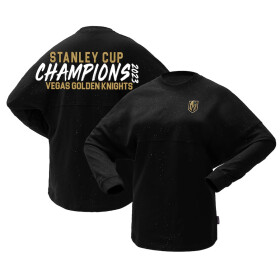 Fanatics Dámské tričko Vegas Golden Knights 2023 Stanley Cup Champions Sparkle Spirit Jersey Long Sleeve Velikost: