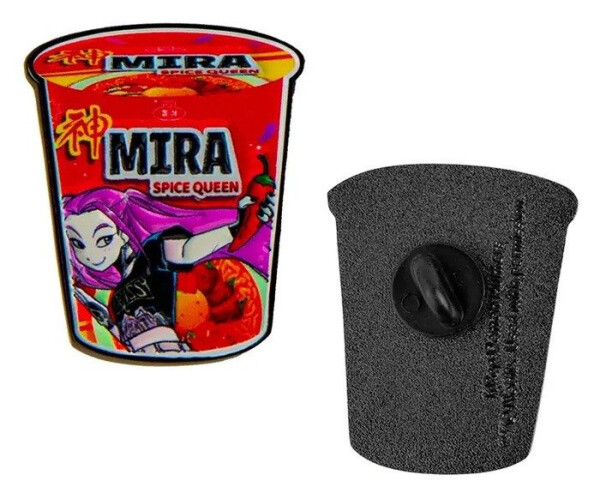 KPop Demon Hunters Odznáček - Mira Spice Queen Noodles