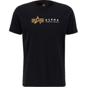 Alpha Industries Tričko Label T černé L