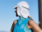 Compressport Ice Cap Sun Shade White - Běžecká kšiltovka Compressport Ice Cap Sun Shade