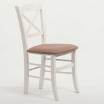 STIMA Židle CLAYTON látka - bílý lak