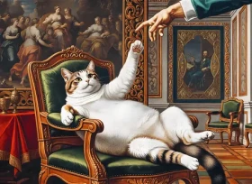 TREFL Puzzle Premium Plus Pets as Art: Jeho Chlupaté Veličenstvo
