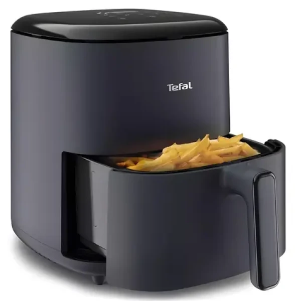 Tefal EY245B10 šedá / Horkovzdušná fritéza / 1500 W / 5 l / LCD displej (EY245B10)