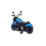 Mamido Dětská elektrická motorka Chopper Faster modrá