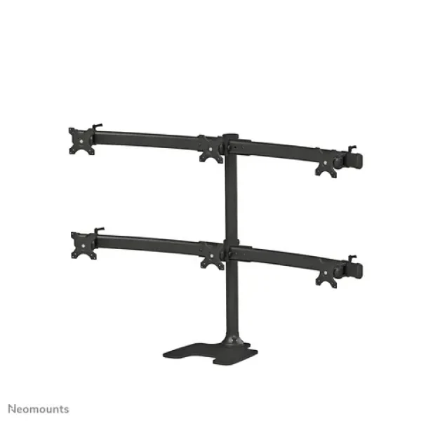 Neomounts TIS FPMA-D700DD6 černá / Stolní držák pro 6 monitorů / velikost 10-27" / VESA 75x75-100x100 / nosnost 8 kg (FPMA-D700DD6)
