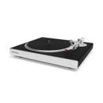 Victrola VPT-2500-BSL-INT Hi-Res stříbrná / Gramofon / 2 rychlostní / BT / RCA / předzesilovač (5060647651046)