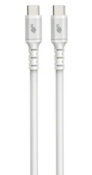 TB Touch USB-C - USB-C bílá / Datový kabel / 60W / 2m (AKTBXKUCC2SI20W)