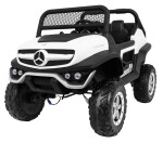 Mamido Dětské elektrické auto Buggy 4x4 Mercedes-Benz Unimog bílé
