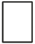 Djois Magneto - samolepicí rámeček, 50 x 70 cm, černý, 1 ks