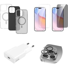 4Smarts 7in1 Value Set zadní kryt na mobil Apple iPhone 16 Pro transparentní 1552552 541190