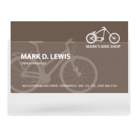 Djois samolepicí kapsa na vizitky, 95 x 60 mm, otevřená delší str., 10 ks