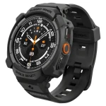 Spigen Rugged Armor Pro matná černá / Ochranný kryt s řemínkem / Samsung Galaxy Watch Ultra 2 47 mm (ACS11612)