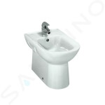 Laufen - Pro Stojící bidet, 530x360 mm, zadní přívod, s 1 otvorem pro baterii, s LCC, bílá H8329514003041