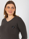 Halenka RV BZ 8475.81 tmavá khaki jedna velikost